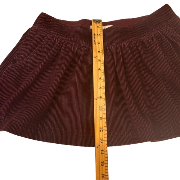 Abercrombie & Fitch corduroy miniskirt size 6 a line schoolgirl academia grunge - Picture 4 of 15
